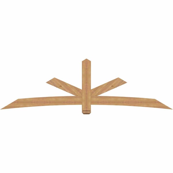 Ekena Millwork Alberta Timber Gable Bracket, Western Red Cedar, 108"W x 31 1/2"H x 3 1/2"D x 5 1/2"F, 7/12 Pitch GBW108X31X0406ALB00SWR - main